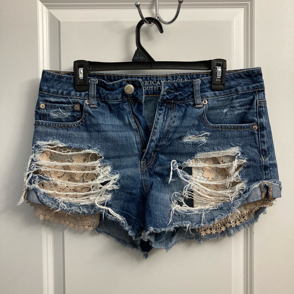 American eagle Hi Rise Festival Shorts